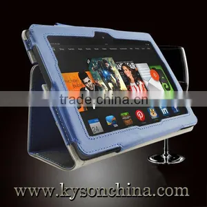 Case for Amazon Kindle Fire Hdx 7, for Amazon Kindle Touch Leather Case thumbnail-1