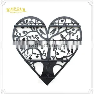 Metal Wall Deco Wall Mounted Nail Polish Stand Cosmetic Display Shelf thumbnail-1