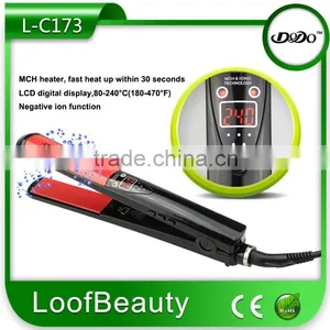 Tourmaline Ceramic Fast Heat up High Temp. Hair Flat Iron thumbnail-6