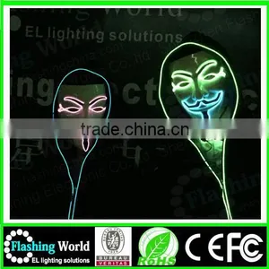 Hot Selling Custom Fashionable Ladies Round Neck Black Cotton Hot Selling Ghost Rider Party Mask thumbnail-6