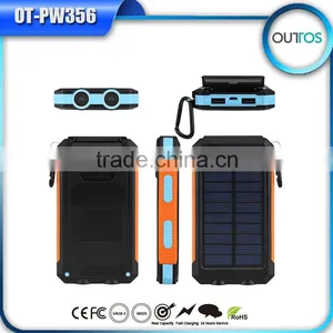 Wholesale Waterproof 8000mah Mobile Solar Panel Battery Charger Universal Portable Power Bank Quality Choice thumbnail-5