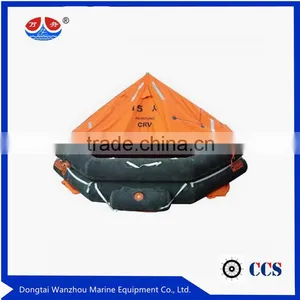 Marine Inflatable Life Raft, Throw-over/Open Reversible Liferaft, Self thumbnail-1