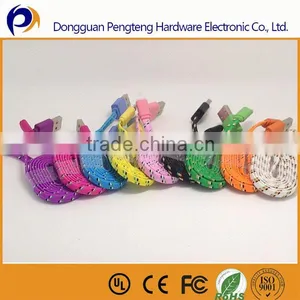 Fabric Braided Usb Cable for Mobile Phone thumbnail-1