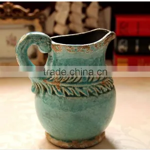 Antique Retro Chinese Antique Porcelain/blue Flower Vase Supplier's Choice thumbnail-6