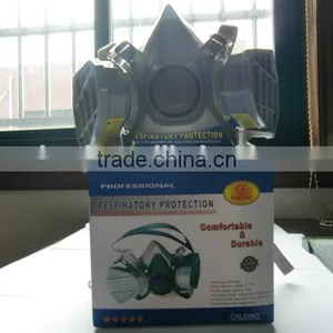 2016 Filter Respirator TPR Gas Mask Half Face Gas Mask Chemical Gas Mask OEM TPR Gas Mask Single Cartridge Respirator Supplier thumbnail-4
