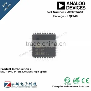 Genuine Original AD9755AST LQFP48 LQFP48 AD9755 DAC thumbnail-1