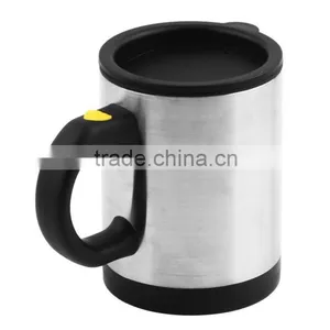 Automatic Plain Mixing Coffee Tea Cup Lazy Self Strring Mug Button Pressing thumbnail-4