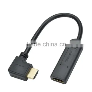 CHEERLINK Female to Male 1080P HDMI Extender / Repeater - Black + Golden thumbnail-1