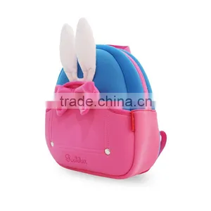 Kawaii School Backpack 3D Rabbit Backpack Kindergarten School Bag,light Pink Backpack Bag Supplier's Choice thumbnail-3