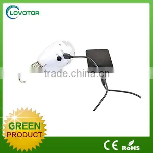 Energy Saving Lamp Rechargeable Light Bulb With 2w Solar Panel thumbnail-4