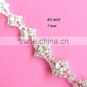 NEW DIY Rhinestone Trim for Bridal Sash Wedding Sash Wedding Belt (RT-4029) thumbnail-1