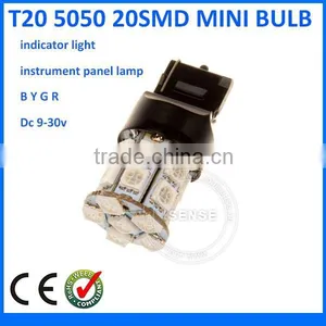 18 / 20/ 27SMD 5050 T20 7440 /7443 Mini Bulb , License Plate LED Dome Lamp, thumbnail-1