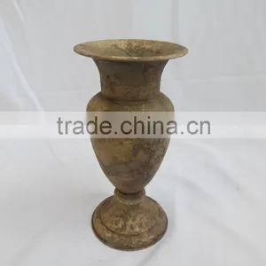 High Quality Vintage Cast Iron Small Delicate Metal Flower Vase/garden Metal Planter thumbnail-1