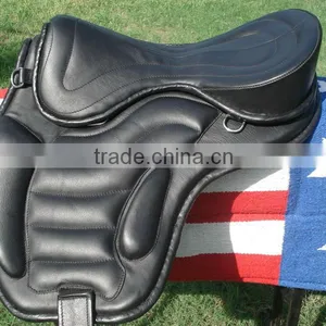 Cow Soft Leather Treeless Saddle thumbnail-1