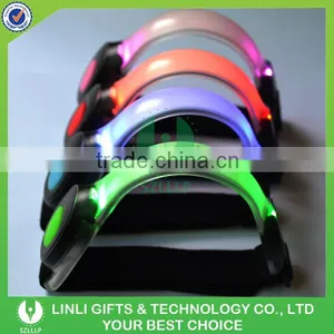 Hot Selling TPU Safety Warning Led Light Up Arm Band With Logo thumbnail-3