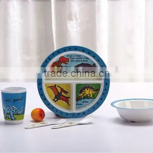 2015 Hot Sale 5 Pcs Melamine Children Dinner Service Sets thumbnail-1