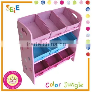 Unfinished Floating Foldable Wood Ornament Shelf thumbnail-1