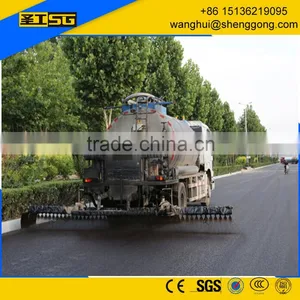 8000 Liter Emulsion Asphalt, Computerized Emulsion Asphalt Distributor thumbnail-5