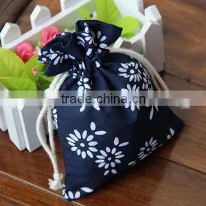 Customized Printing Small Stuff Holder Gift Storage Cotton Drawstring Bag thumbnail-4
