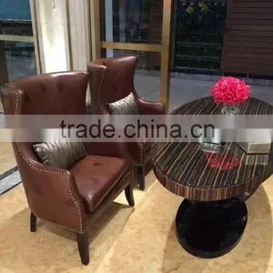 Modern Design Upholstery Fabric Hotel Used Lobby Furniture thumbnail-1