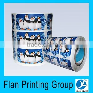 Adhesive Round Plain Printed Cartoon Aluminum Labels thumbnail-1