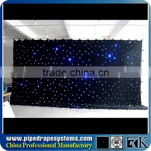Led Star Cloth , Led Star Curtain for Wedding Stage Decoration thumbnail-1