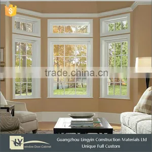 2015 Modern Tempered Glass Aluminum Double Hung Window|Aluminum Window Grill Design thumbnail-1