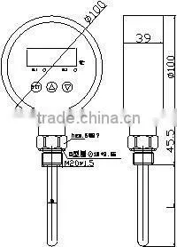 Led Temperature Gauge,2015 New Type Intelligent Temperature Controller QTK104 thumbnail-3