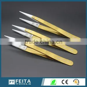 High Reliable and Long Lasting of 72MZ Ceramics Staimless Steel Head-changed Tweezers thumbnail-2