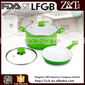 Trade Assurance Colorful Non-stick Aluminum Cookware Set thumbnail-1