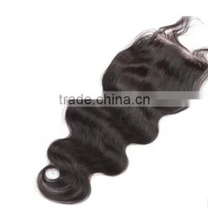 Express 100 Human Hair Cheap Free Parting Lace Closure thumbnail-3