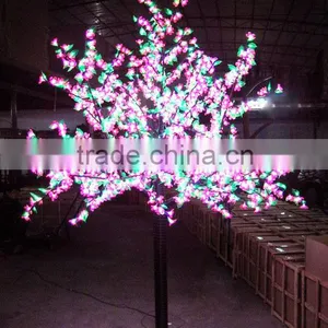 Outdoor Light up Flower Decoration Led Cherry Blossom Solar Tree Light thumbnail-4