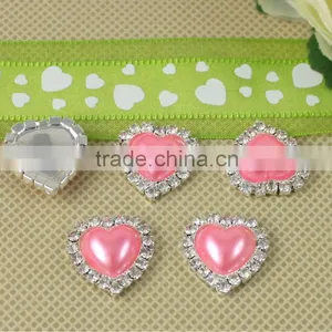 Hot Sale Cheap Pink Heart Shape Buttons Wholesale 2308DP62 thumbnail-1