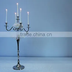 Crystal Wedding Candelabra,wedding Crystal Candelabra on Sale,gold Crystal Candelabra thumbnail-1