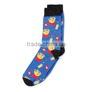 Food Patterns Adult Unisex Casual Knitting Sock thumbnail-1