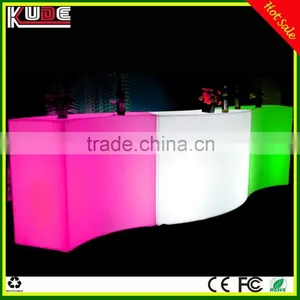 Wave Shape Bar Table Glowing Led Lighting Bar Counter thumbnail-1