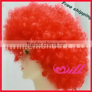 Fashion Red Curly Wigs Red Wigs Cheap Party Wig Synthetic Hair Wigs thumbnail-2