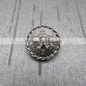 Silver Shields Alloy Sewing Button Metal Buttons thumbnail-3