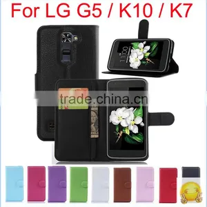 Luxury PU Flip Leather Cover For LG G5 K10 K7 G4 Nexus 5X Leon Spirit Magna G Flex 2 Nexus 6P Wallet Leather Bag Case thumbnail-1