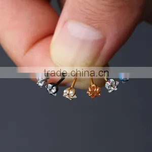 Slave Nose Rings Wholesale Gem Paved Body Jewelry Nose Bone thumbnail-3
