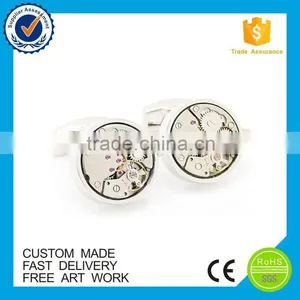 Newest Design Wholesale Blue Stone Cufflinks Set thumbnail-5