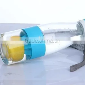 BPA Free Plastic Lemon Bottle Fruit Infusion Water Bottle Health Care Innovative Design Plastic Bottle thumbnail-6