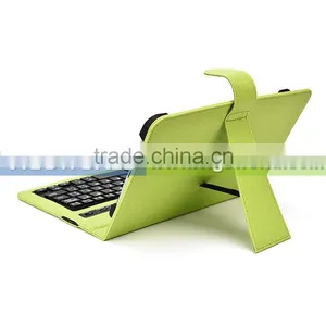 Booklet Style USB PC Keyboard Case With Slim Body in Size of 6"/7"/8"/9"/9.7"/10.1" Tablet Keyboard Case thumbnail-5