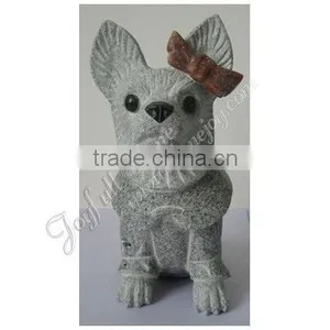 Stone Animal Crafts With Dog Carving thumbnail-1
