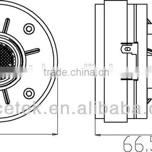 TSCT-2503 Neodyminum Tweeter Speakers for Sellings Compression Driver Horn Driver thumbnail-3