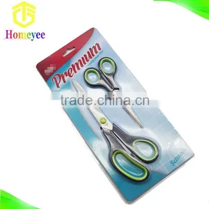 High Quality All Purpose 2 Pack Office Scissors Set With Soft Handles thumbnail-6