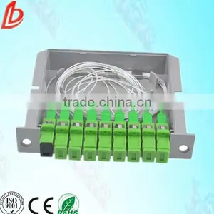 Mini Plc Splitter 1x8 Steel Tube 0.9mm ,bare Fiber Optical 1x8 Splitter thumbnail-1