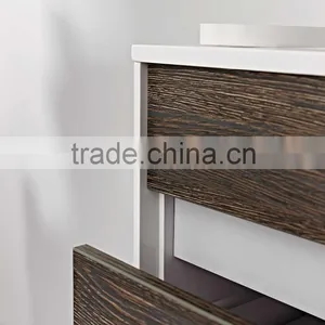 Bathroom Furniture Unit Solid Wood Wall Mounted Big Size Vanity Cabinet thumbnail-4