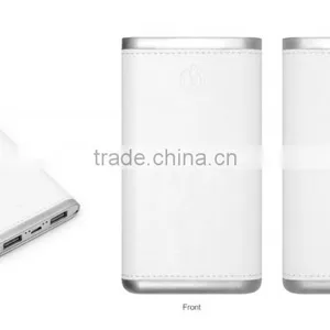 Popular Promotion Gifts Power Bank 6000mah for Mobile Phone, Real Leather Mobile Power Bank Supplier Support Mobile Phone thumbnail-6