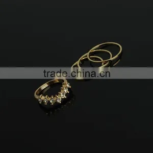 Dimand Thin Four Finger Ring Custom thumbnail-5